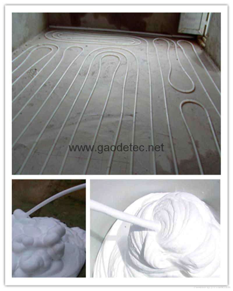 foaming agent for making floor heating