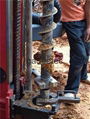 Hydraulic engineering drilling machine
