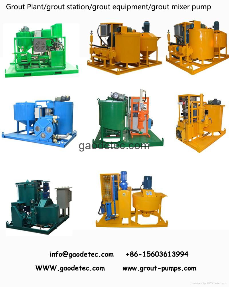 TBM grout equipme