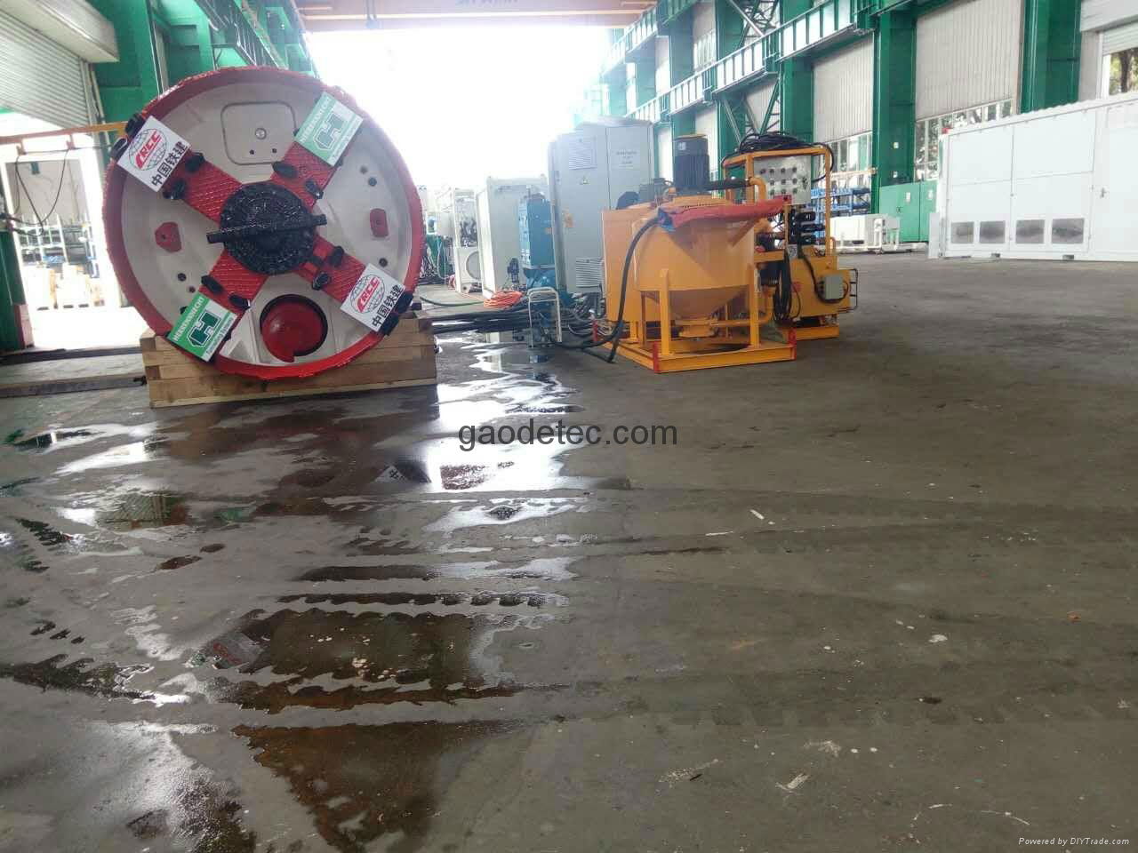 Gaodetec grout mixer pump for Herrenknecht TBM, please contact gaodetec for more best price 