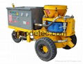 The application of shotcrete machine