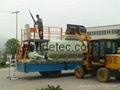 Hydroseeding machine for slope protection planting