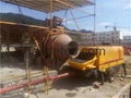 Concrete pump in construction areas applications