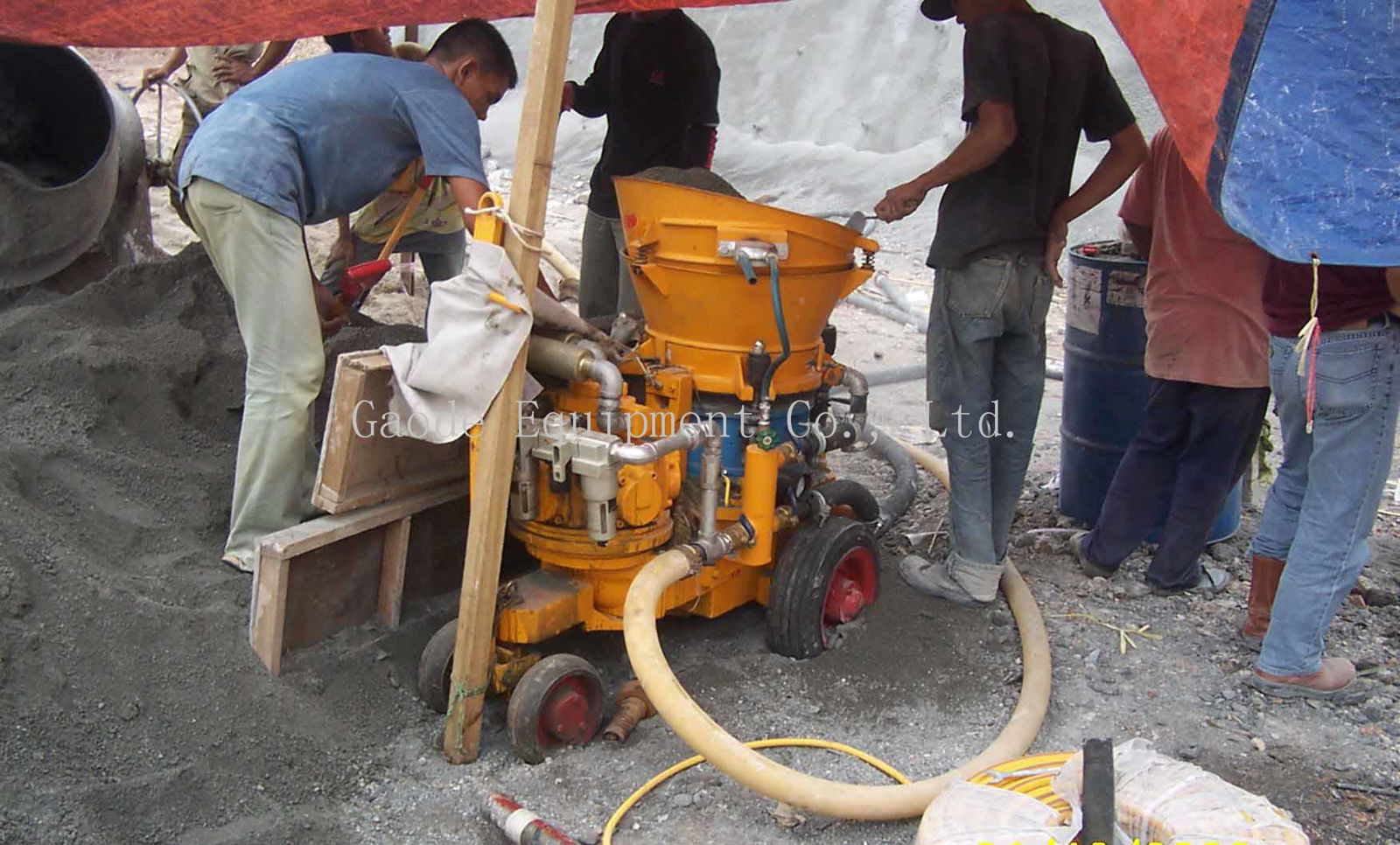 Concrete Sprayer application