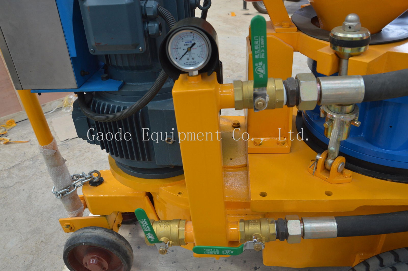 wet gunning machine 