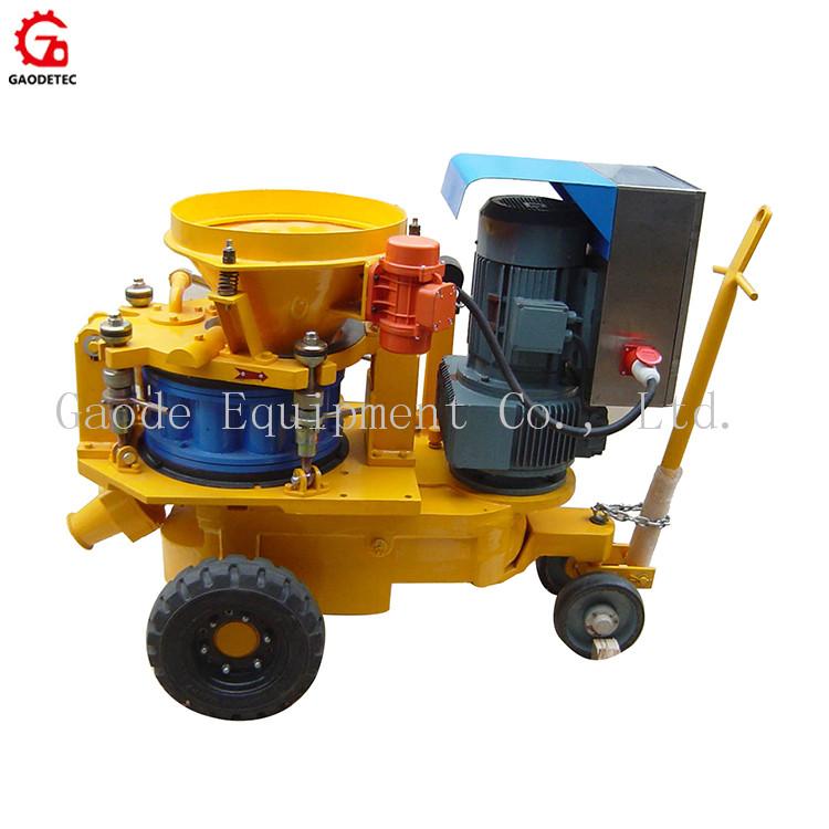  dry and wet concrete spraying gunning machine