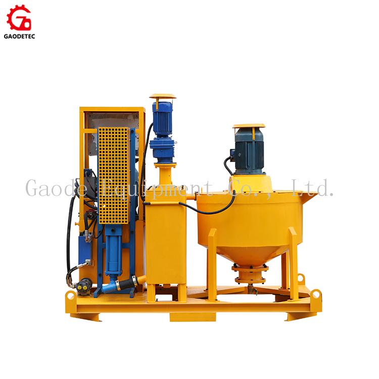 grout pump plant