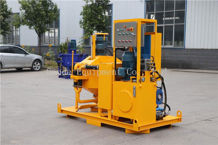 electric cement grouting machine compact grout mixer Pump for sale in Bauma  3