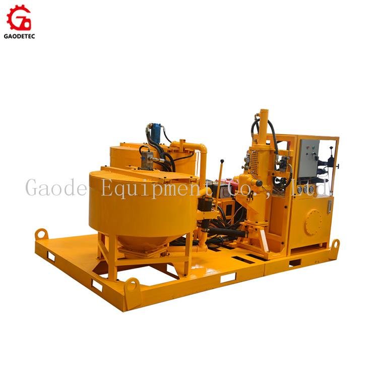 Compact mixing plant for cement grouting in Dam Project