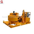 Compact mixing plant for cement grouting