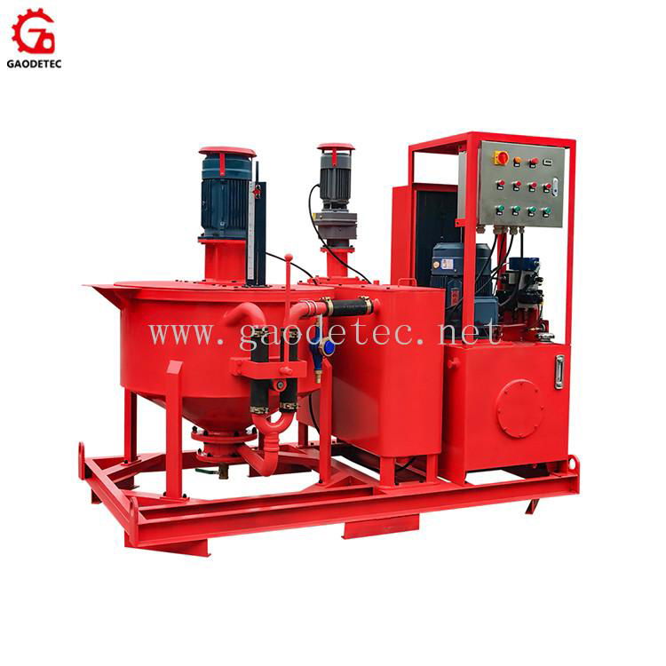 Electric driven cement grout injection pump plant machine for  5