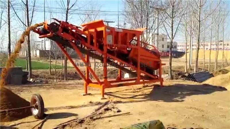 Screening sand machine