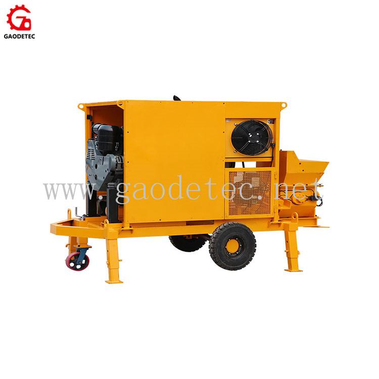 small concrete pump