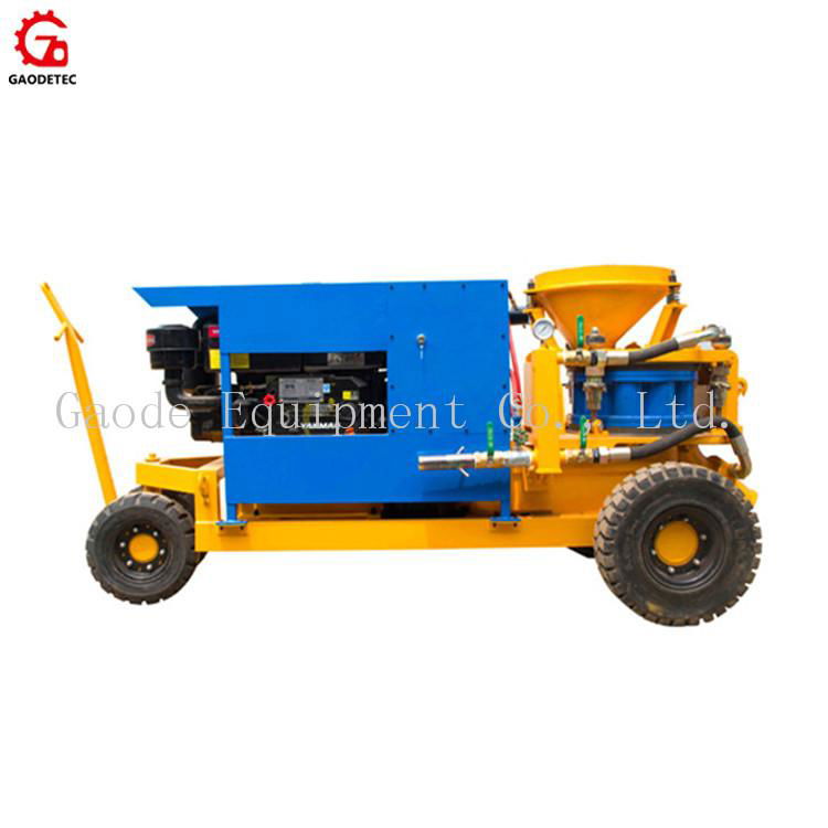 GSZ3000D ISO supplier famous brand diesel wet shotcrete machine for sale 4