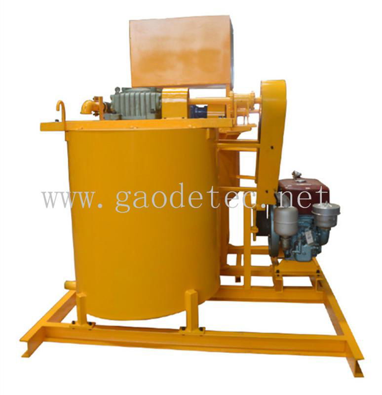 diesel grout mixer and agitator