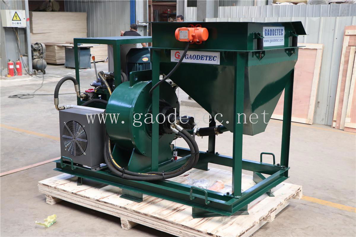 GDS1500E wet mix concrete electric motor shotcrete pump machine for sale 3