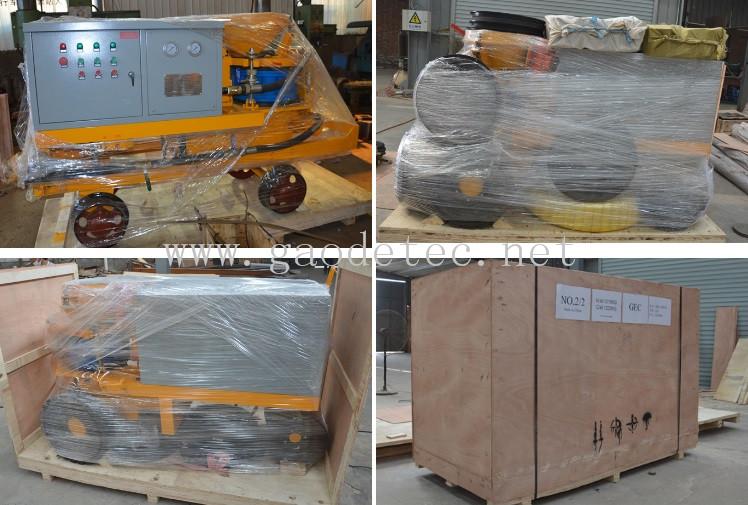 shotcrete machine packing