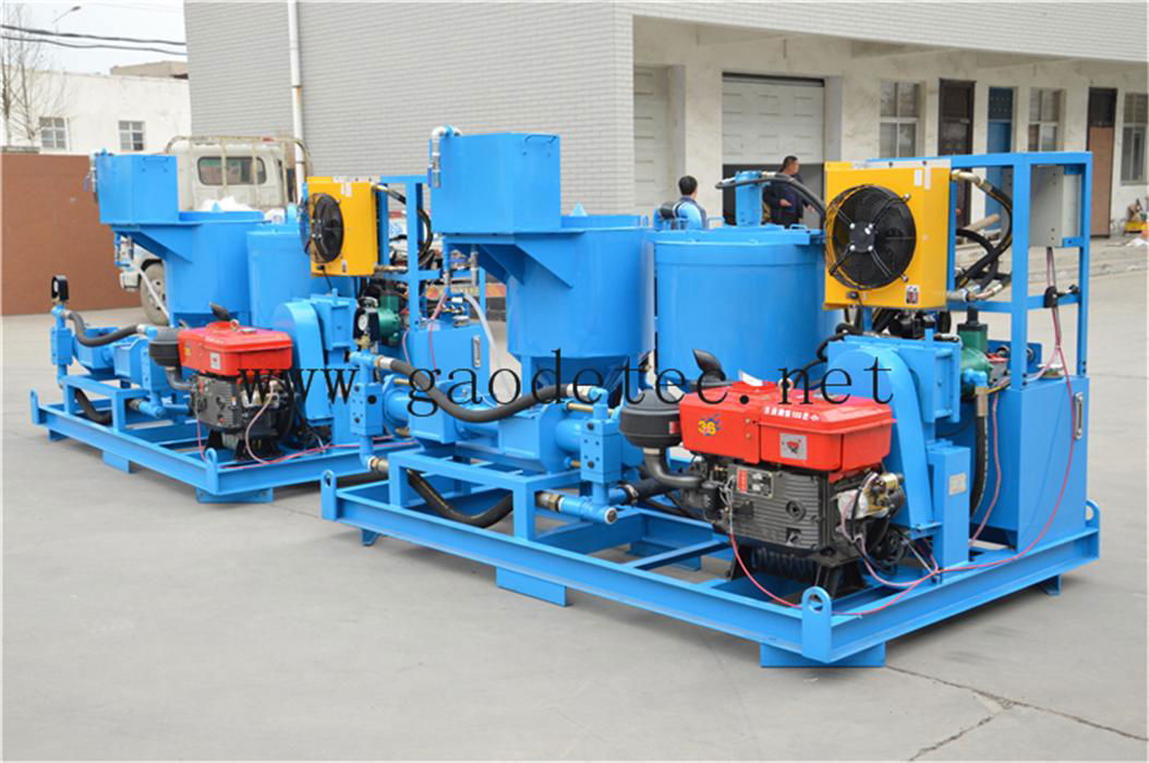 GGP250/350/100 PI-D hydraulic continuous grout mixer pump 4