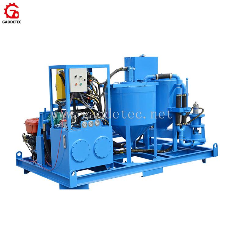 grout mixer pump station