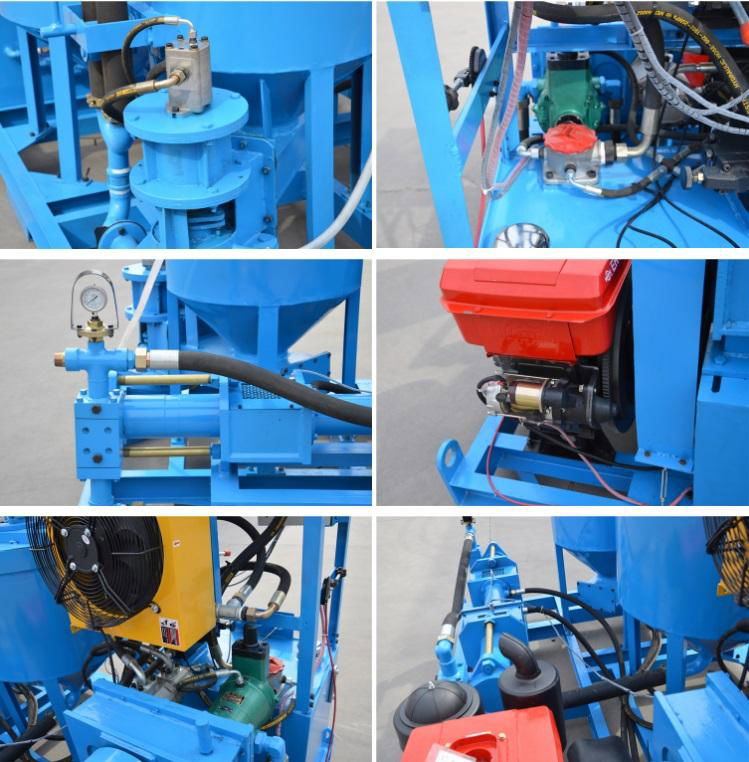 GGP250/350/100 PI-D hydraulic continuous grout mixer pump 3