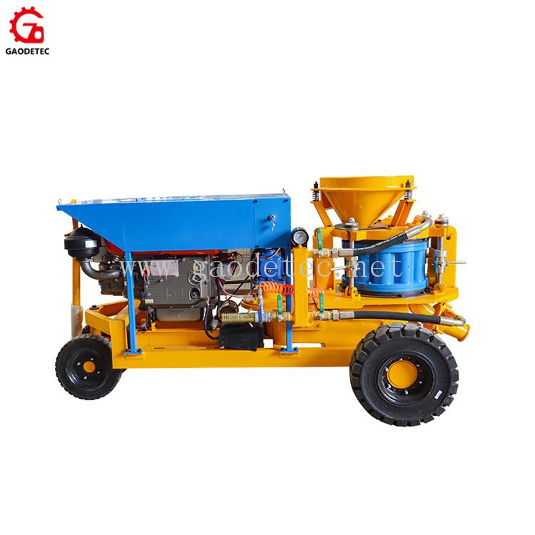 9m3/h diesel shotcrete concrete spraying machine for sale 5