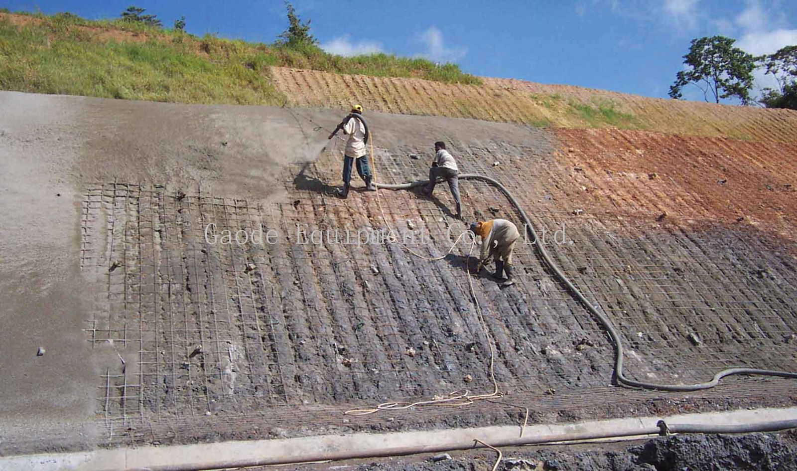 concrete shotcrete application