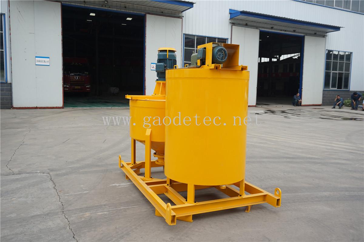 GMA400‐700E cement mixer and agitator in one station 4