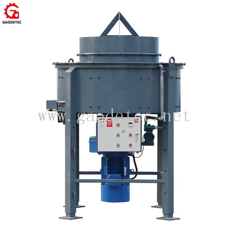 Output 1000kg refractory pan mixer for mixing refractory 2