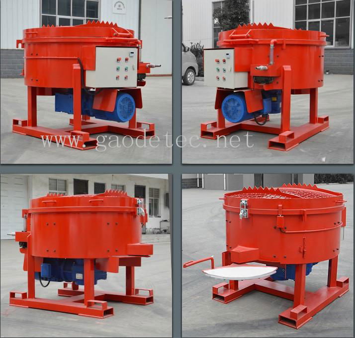 Low price refractory pan mixer machine made in China 4