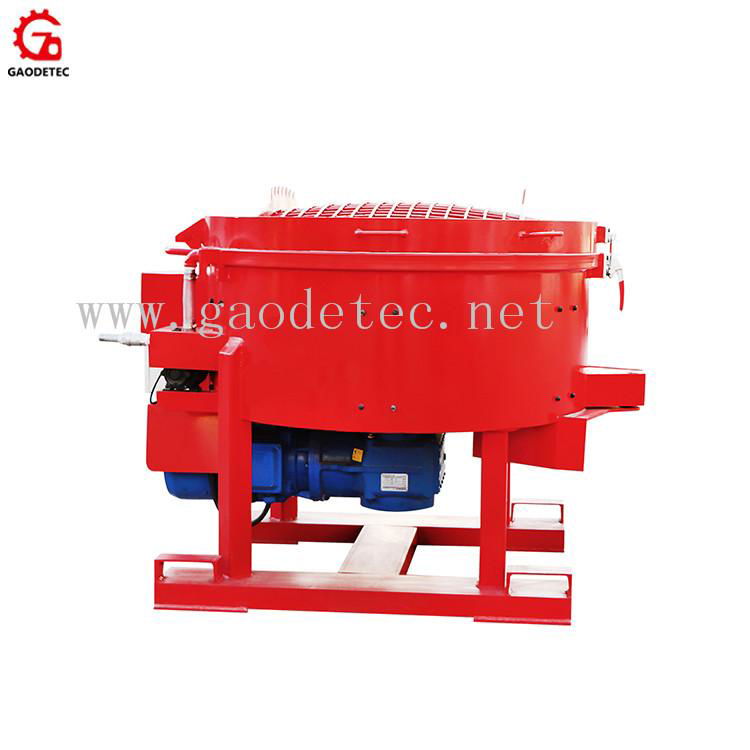 GRM500 Professional refractory pan mixer machine price for sale 5