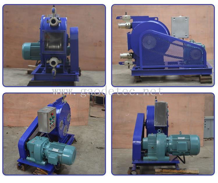 OEM CE Heavy Duty Hose Peristaltic Pumps for Sand Cement 4