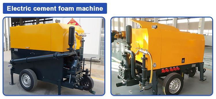 energy saving and high strength GF20D diesel engine cement foam machine 3