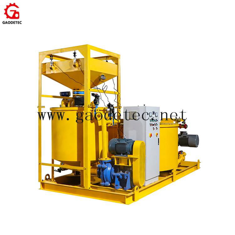 Jet grout mixer pump