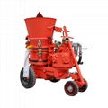 Best price good quality 1-5m3/h Air motor dry mix shotcrete spray machine