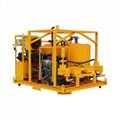 Diesel engine double cylinders piston grout pump station supplier