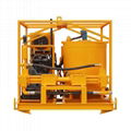 Diesel engine double cylinders piston grout pump station supplier