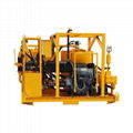 Diesel engine double cylinders piston grout pump station supplier 6