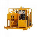 Diesel engine double cylinders piston grout pump station supplier 7