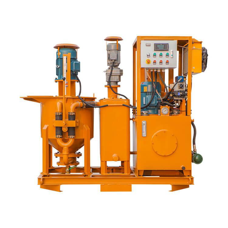 Hydraulic High Pressure Cement Mixing Grout Pump Station 3