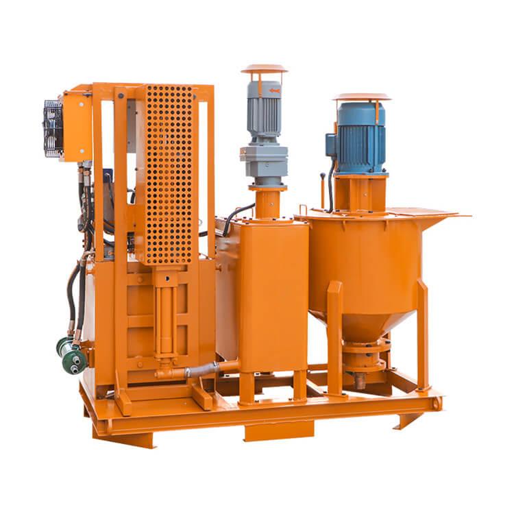 Hydraulic High Pressure Cement Mixing Grout Pump Station 4