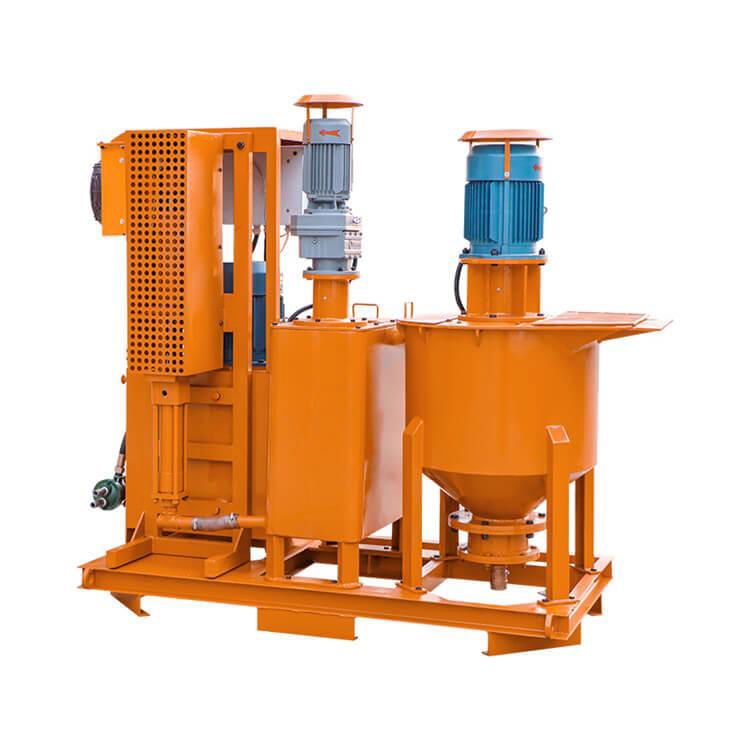 Hydraulic High Pressure Cement Mixing Grout Pump Station 5