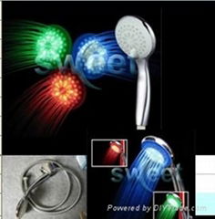  multy changing led shower head 