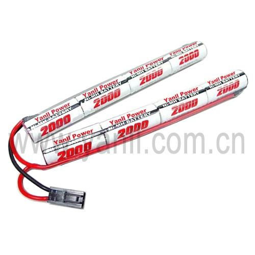 9.6V 1500mAh Airsoft Gun Battery