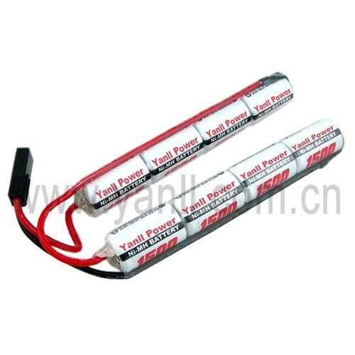 9.6V 1500mAh Airsoft Gun Battery 2