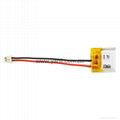 3.7V 10mAh for  miniature cameras, portable mini wireless 2