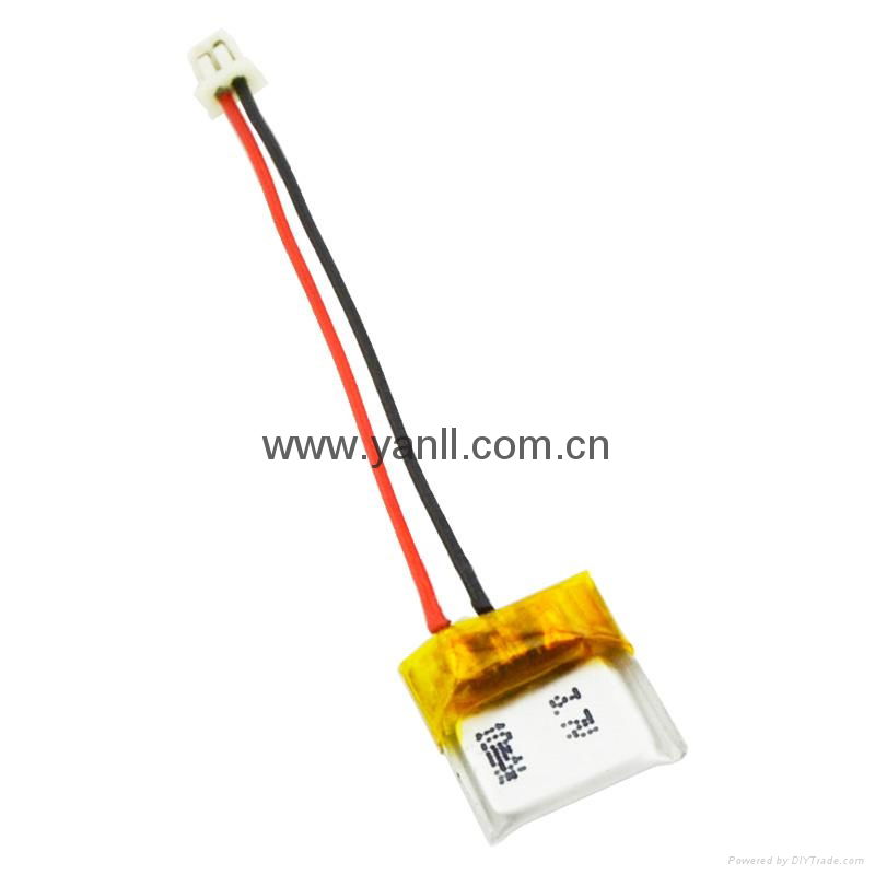 3.7V 10mAh for  miniature cameras, portable mini wireless 5