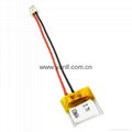 3.7V 10mAh for  miniature cameras, portable mini wireless 5