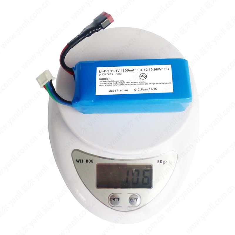 教育教學機器人鋰電池11.1V 1800mAh 5