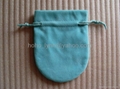 Tiffany velvet pouch_blue colour_large size