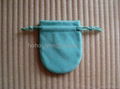 Tiffany velvet pouch_blue colour_small size